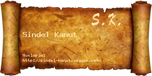 Sindel Kanut névjegykártya